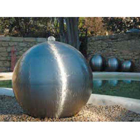 Edelstahl Brunnenkugel