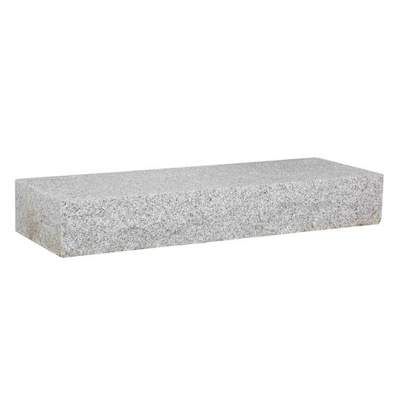Granit-Blockstufe Grigio Auftritt