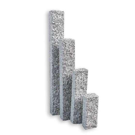 Palisade Granit-Palisade Premium grau (G341) verkauft von Löseke´s Steingarten.